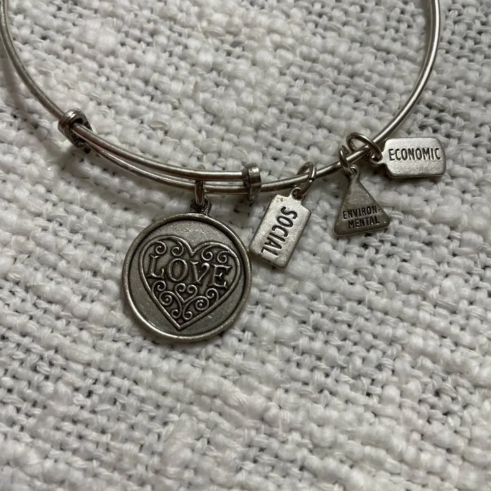 Wind & Fire “Love” Dangle Charm Bracelet